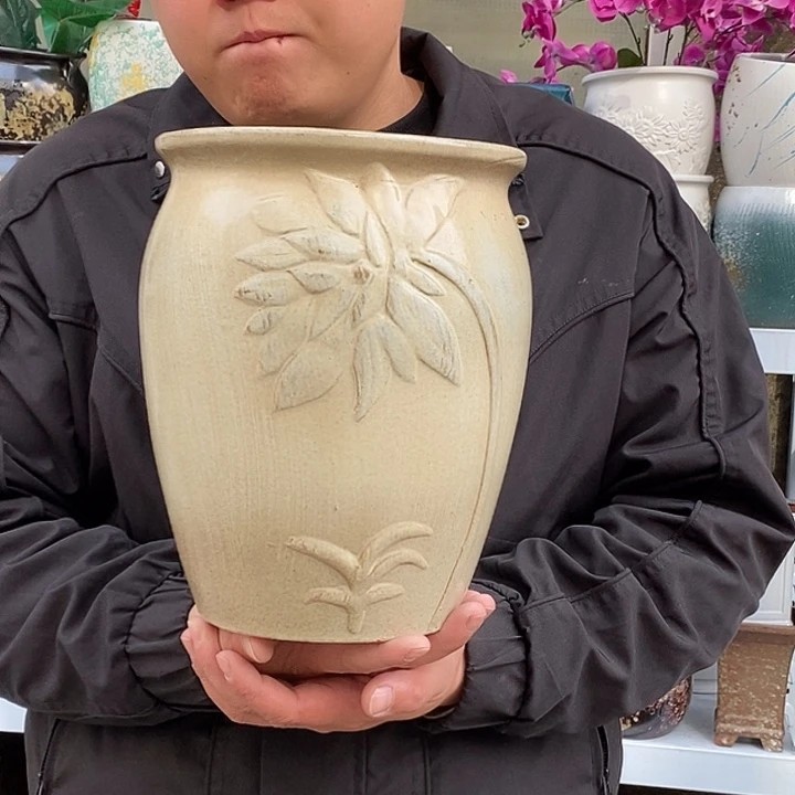 紫砂花盆口20高25福利