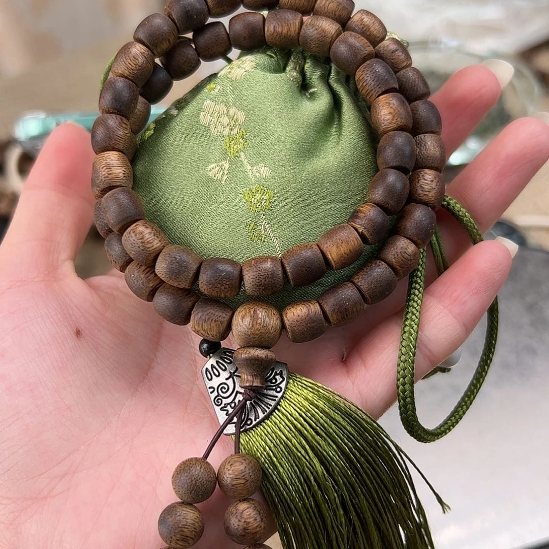 沉香香囊沉香D024奇楠沉香08鼓双圈多样性发一