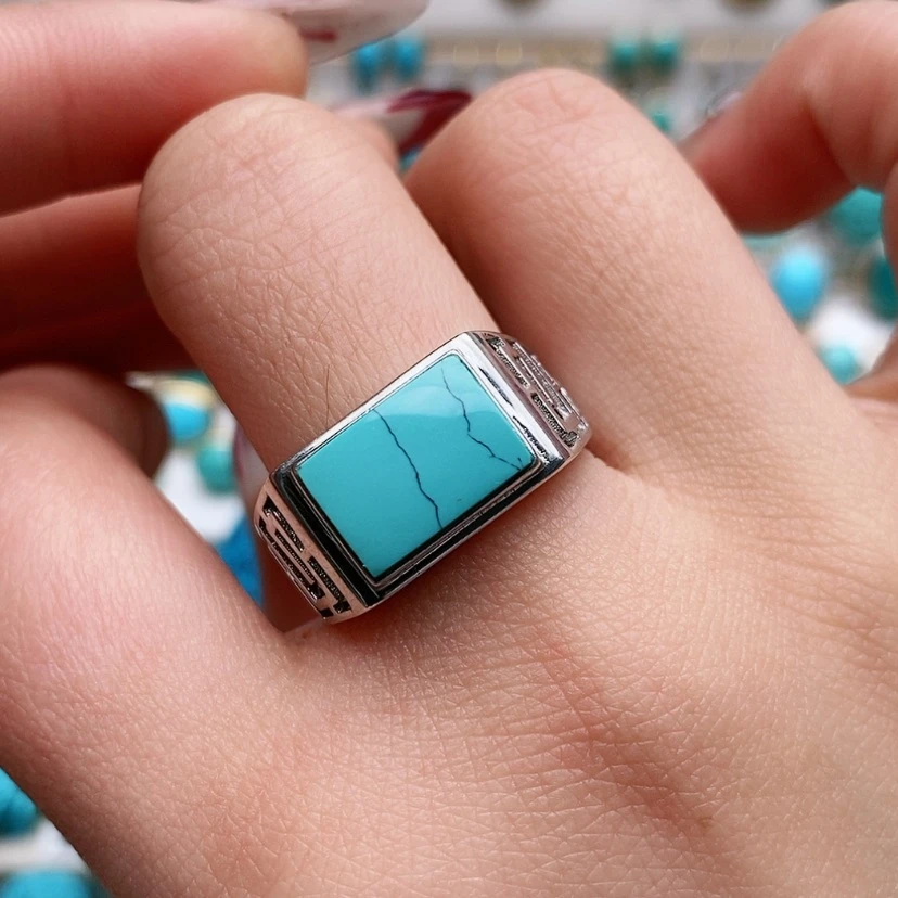 【闪购商品】绿松石珠宝奇石银S925镶嵌