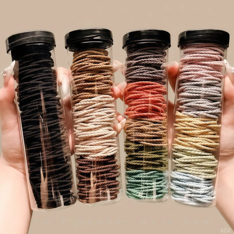 黑色皮筋发绳气质扎头发橡皮筋发圈女儿童汉服假发扎头发辫子头饰