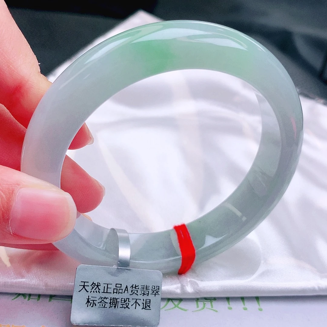 翡翠未镶嵌手镯缅甸天然a货翡翠手镯