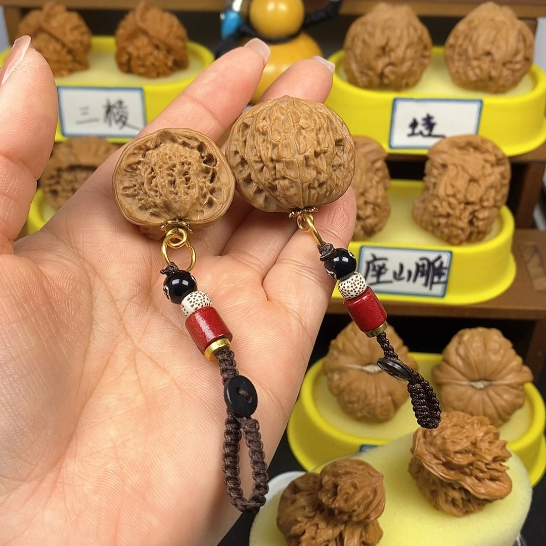 核桃挂件 文玩/木作/... 文玩把件