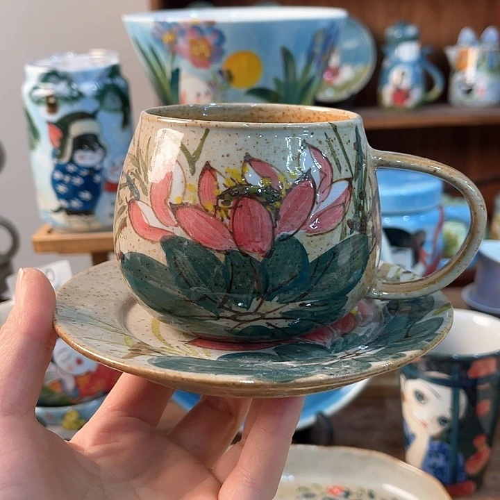 陶景德镇釉下手绘陶瓷