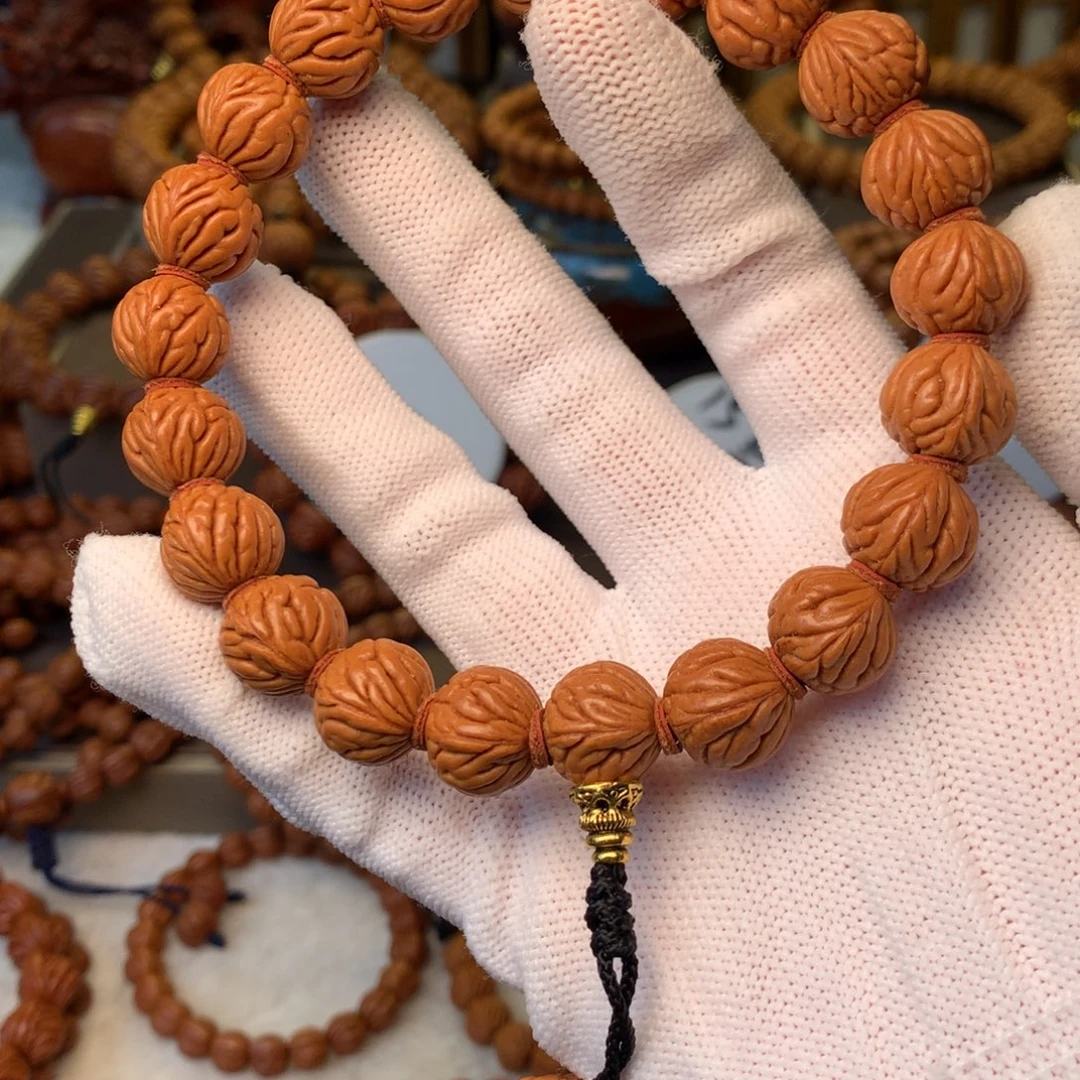 手串桃核秦岭龙纹