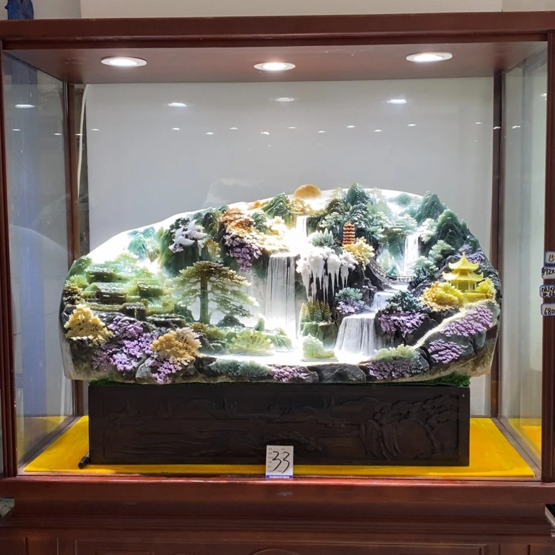 玉意境山水手工雕刻