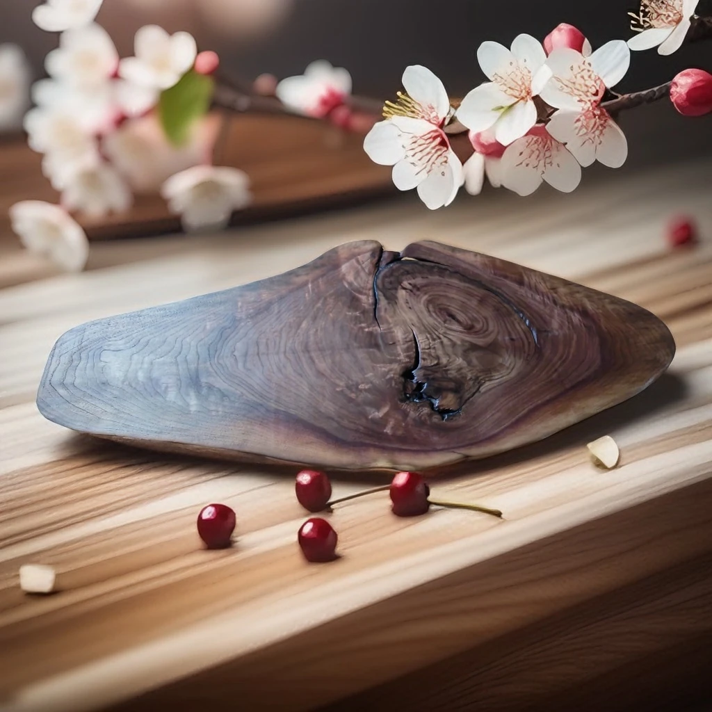 新中式诧寂风北美黑胡桃干泡台茶台