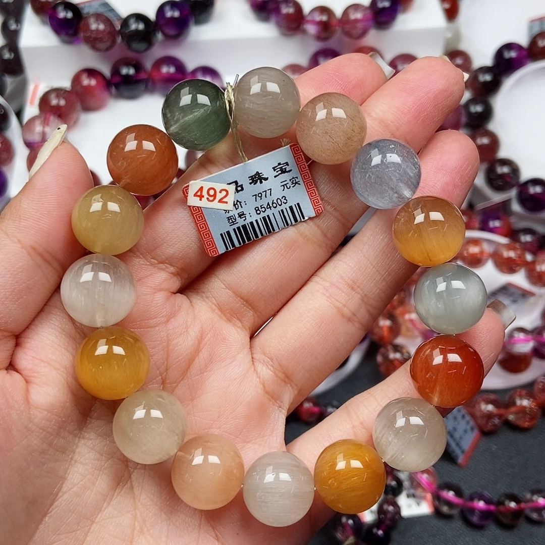 水晶手链未镶嵌兔毛854603