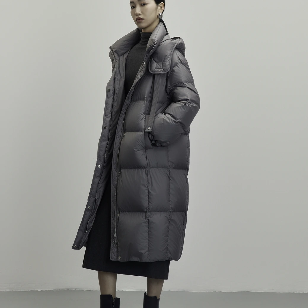 【佐色】气质百搭长款羽绒服（224957168）