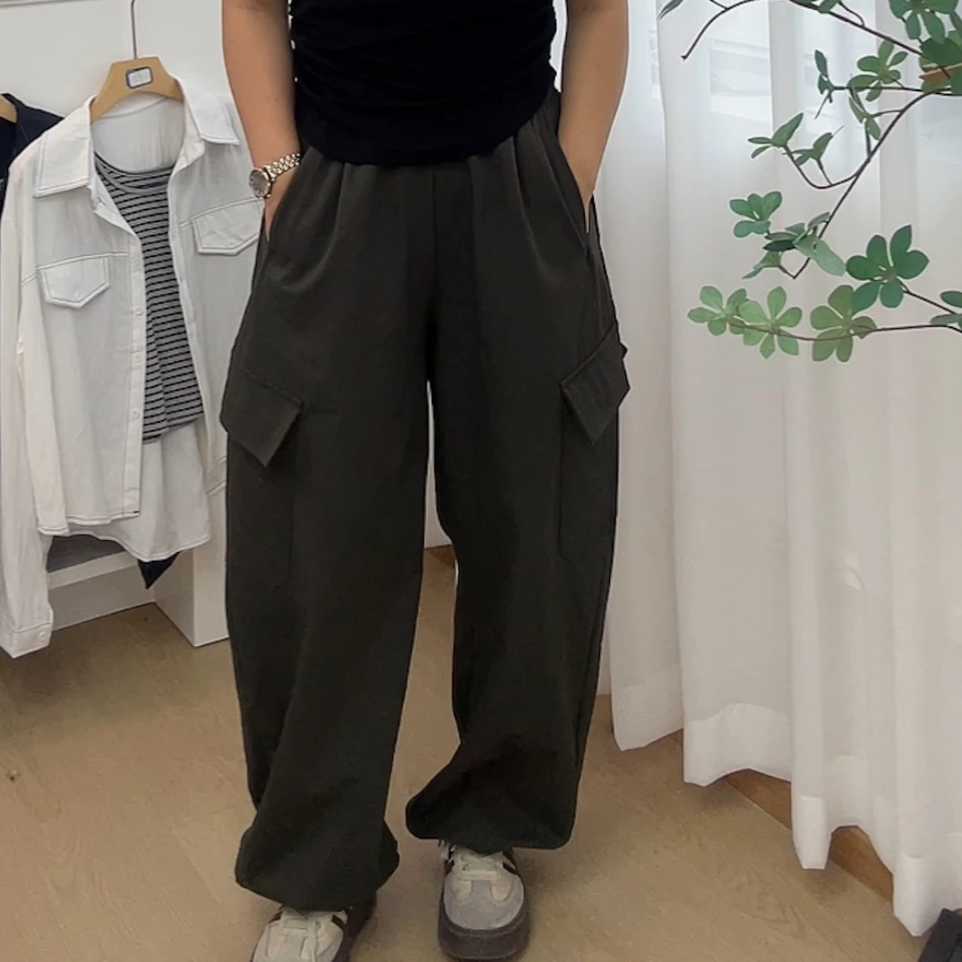 6123 秋季新款工装裤显瘦工装裤