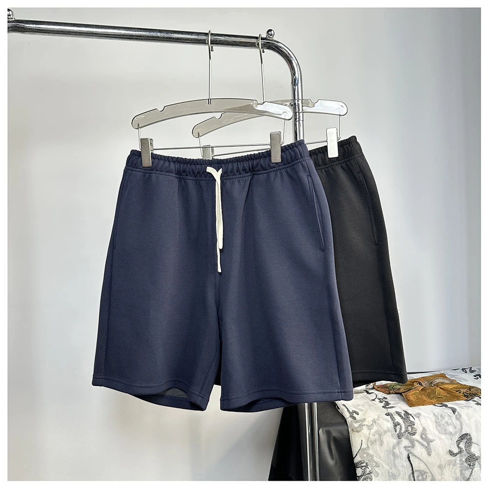 D021       夏季新款宽松松紧腰休闲短裤五分裤男女同款
