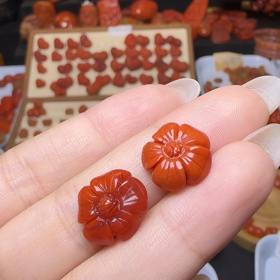 南红玛瑙未镶嵌吊坠(不含链)