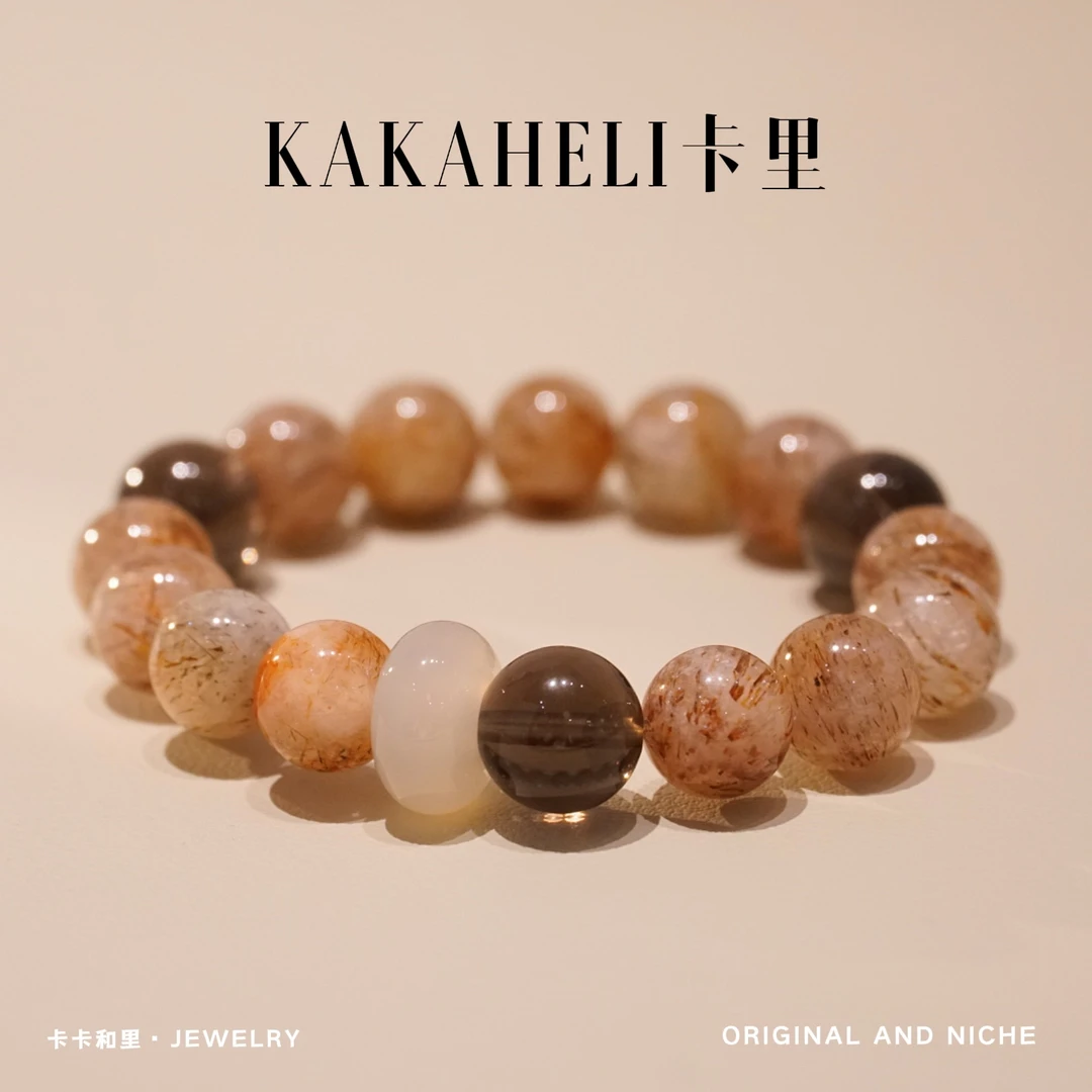 【暴风雨】高定冰透水晶手串 SJ847