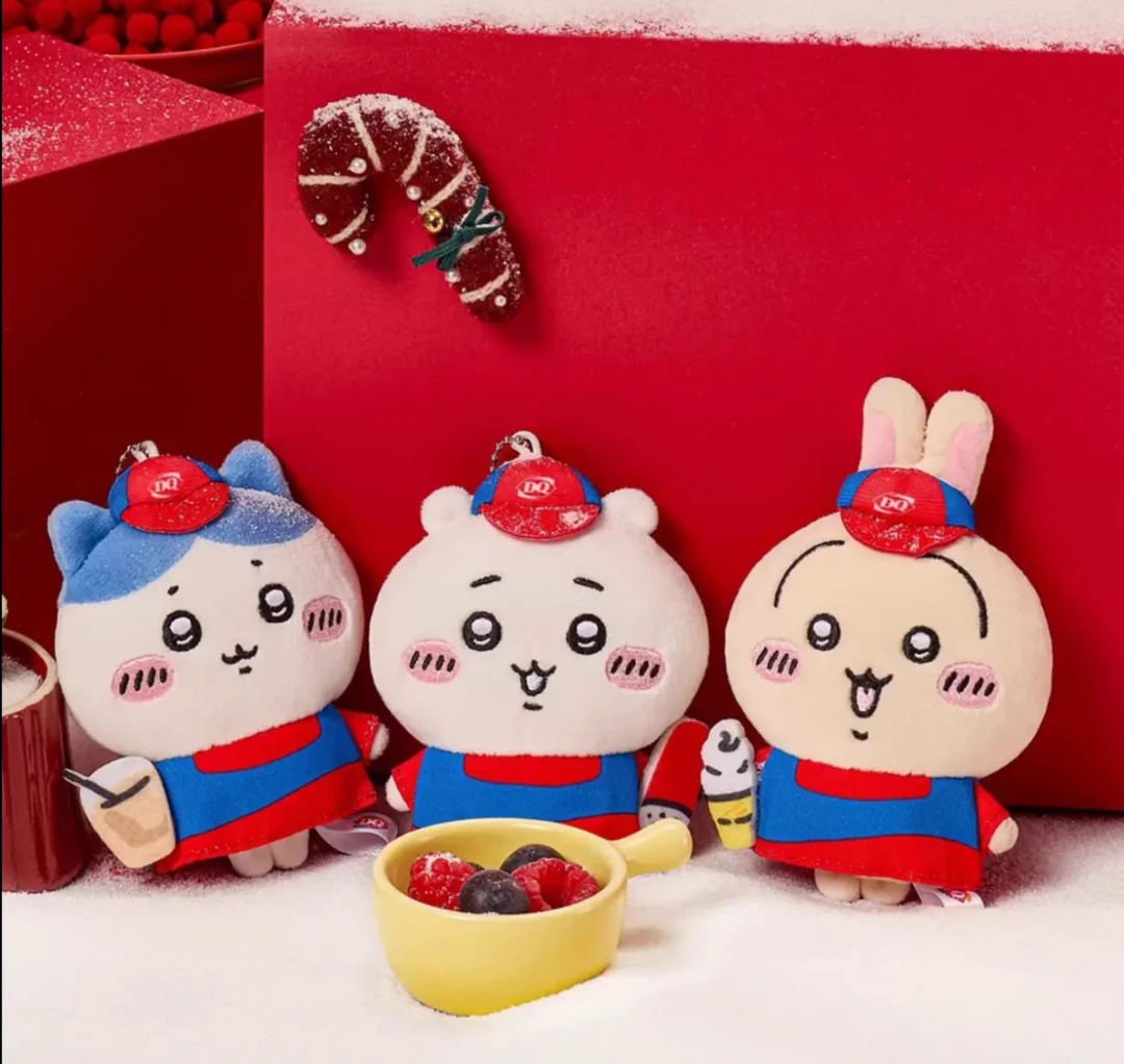 DQ×Chiikawa超可爱联动桌面二创礼物吉伊卡哇小八乌萨奇周边挂件