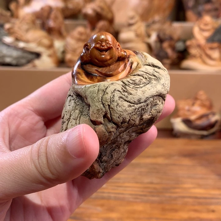 柏木（崖柏）根雕摆件