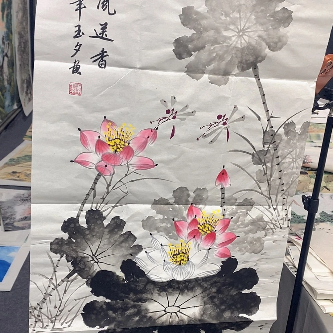 国画国画手绘作品
