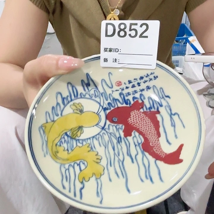 摆件景德镇高温陶瓷D852