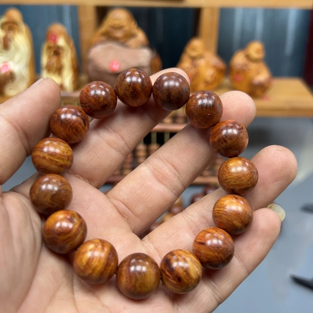 木海南黄花梨手串新料1.5