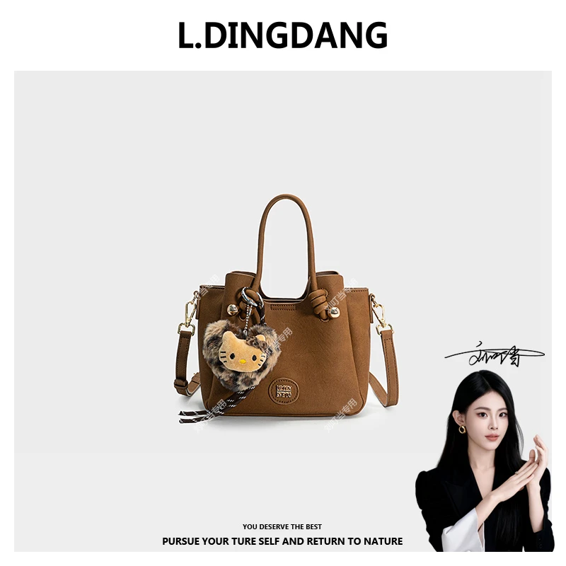 【刘叮当甄选】新款经典时尚百搭休闲单肩托特包F-469