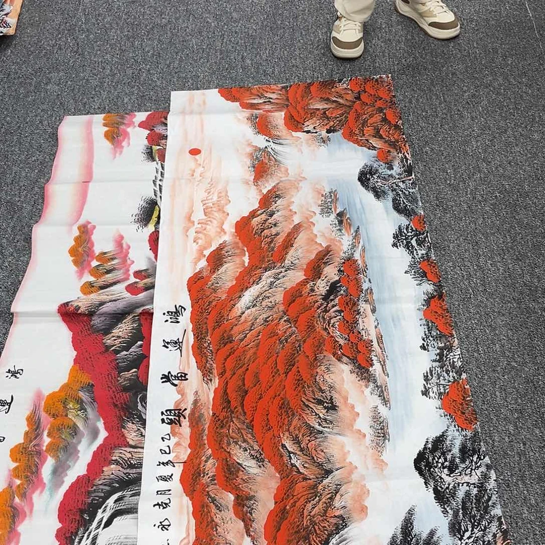 国画纯手绘字画宣纸