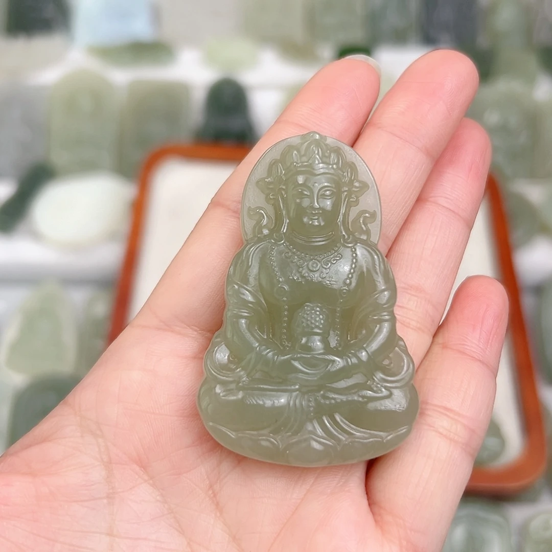 颈饰未镶嵌和田玉小****