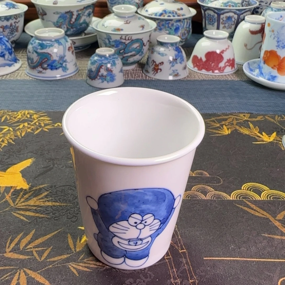 瓷片哆啦A梦可乐杯杯杯杯