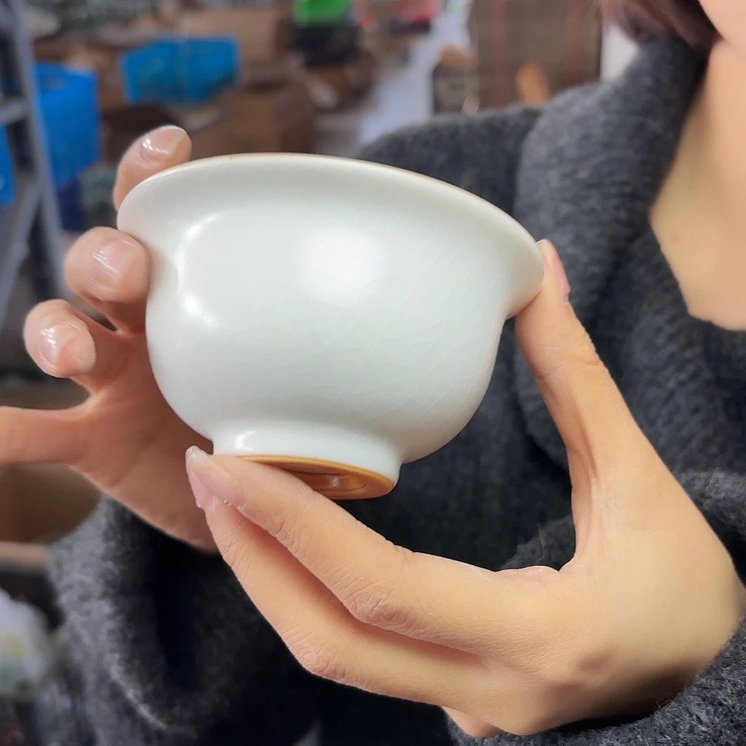 龙泉云间青瓷小米茶器