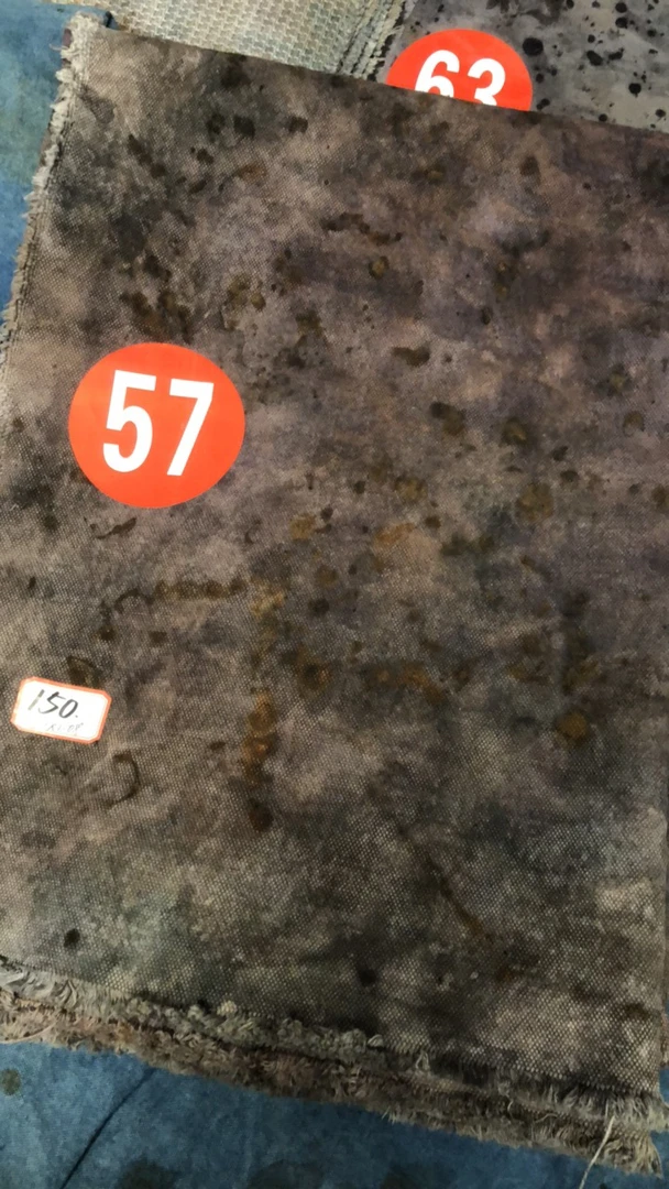 手工植物染色布 重磅纯棉