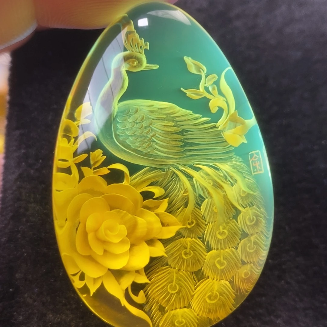 金珀未镶嵌吊坠(不含链)