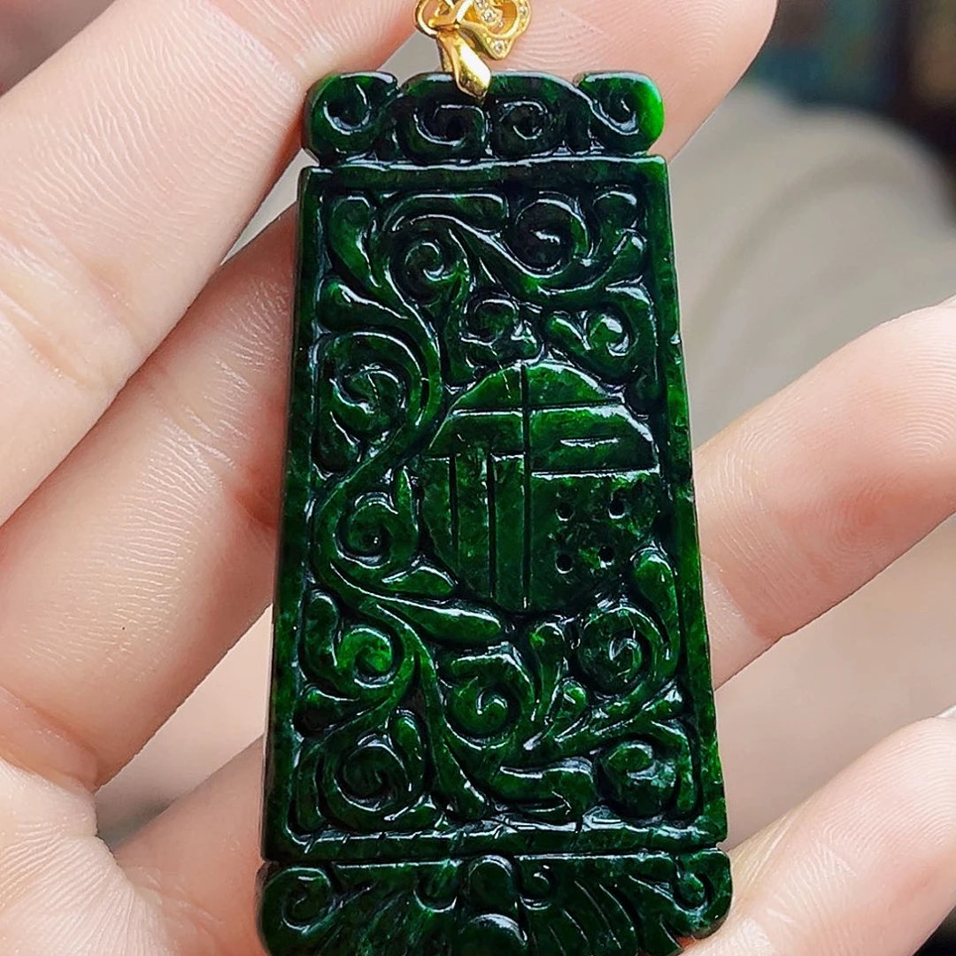 颈饰银S925镶嵌翡翠多样性