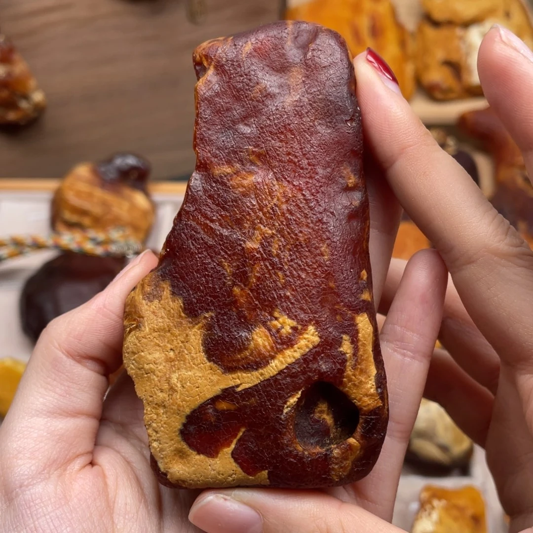 琥珀未镶嵌珠宝奇石