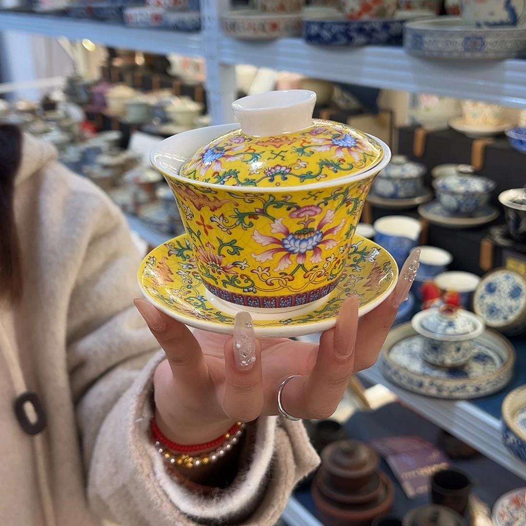 盖碗很漂亮我很喜欢