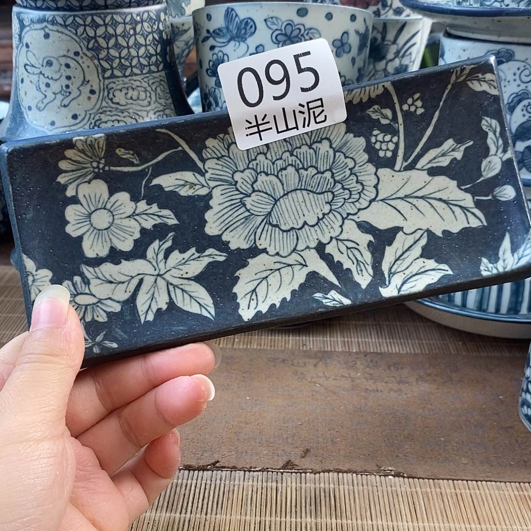 手工手绘青花高温陶瓷