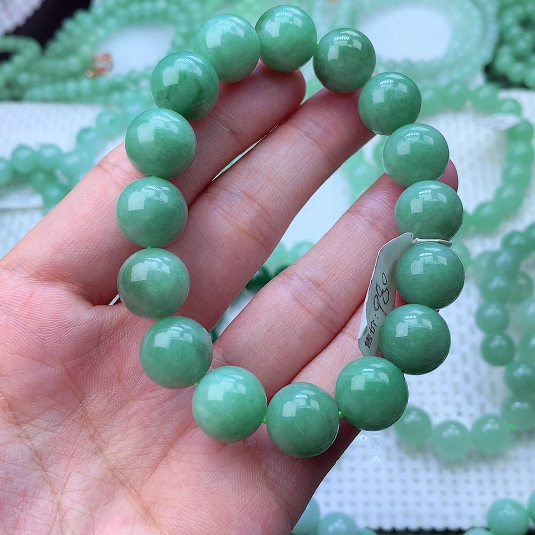 翡翠未镶嵌毛衣链