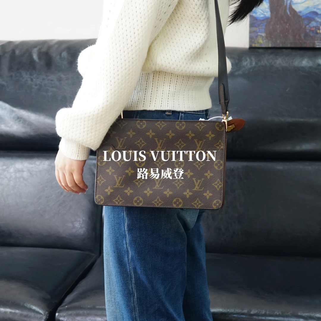 95新 LouisVuitton/路易威登 LV 红皮洗漱包/F3JJ12110730/0730