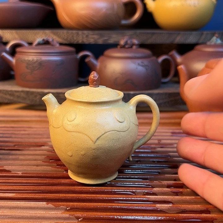 原矿本山段泥100cc小如意紫砂壶
