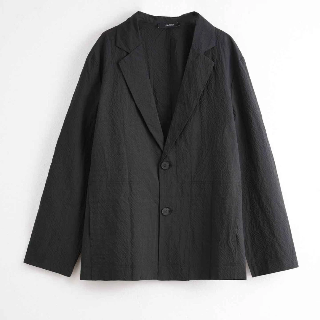 30949-标准西服长袖上装夏季春夏西装领薄款长外套气质时尚