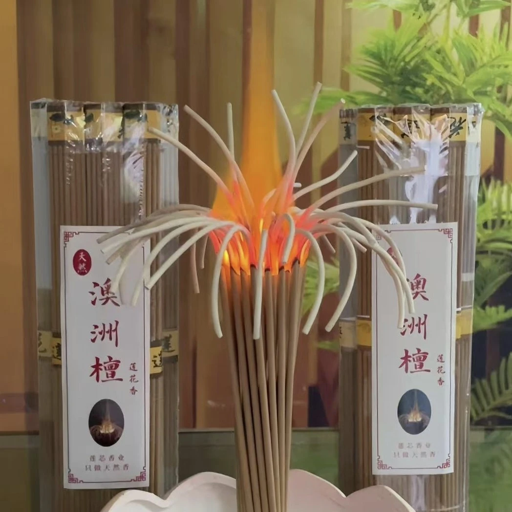 澳洲檀莲花香 家用堂口27-32厘米 不熏不呛檀木室内礼佛供香