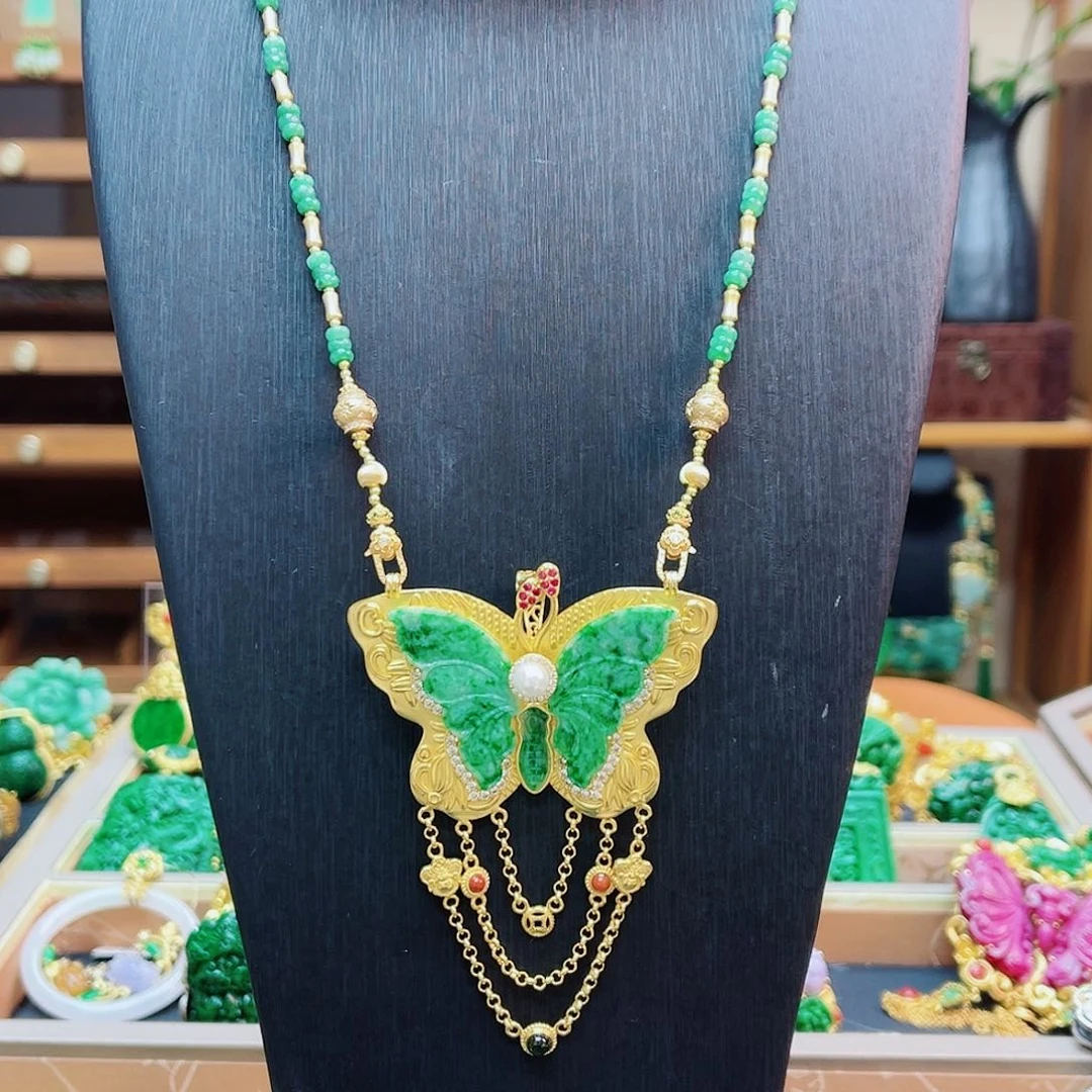 颈饰合金翡翠48小时鉴赏期