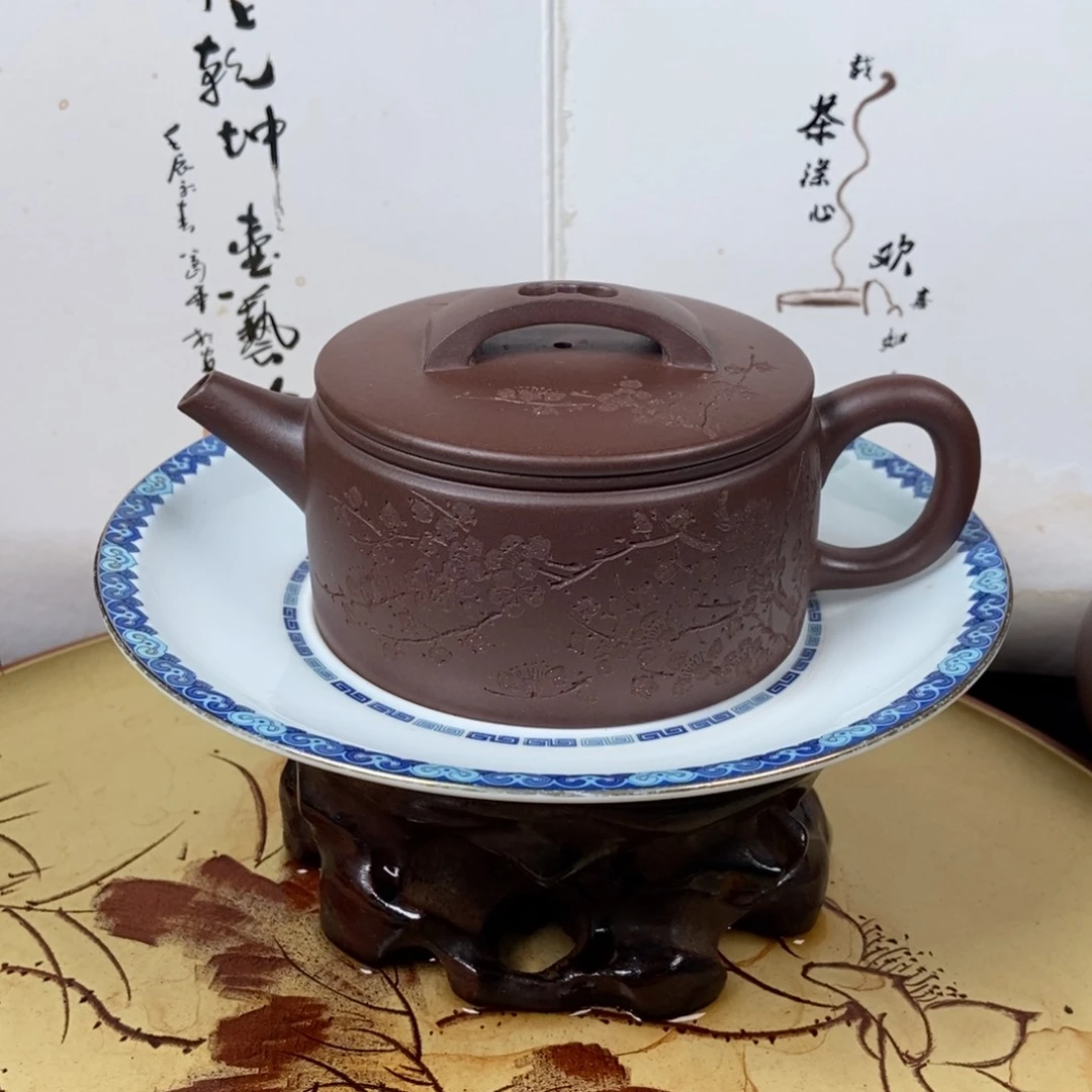 紫砂茶壶全手200 容量宜兴紫砂顾