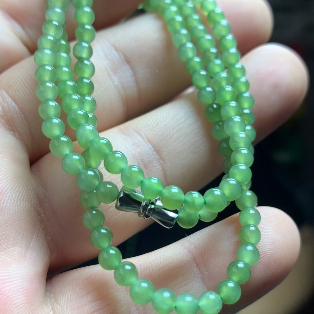 【闪购商品】颈饰未镶嵌和田玉（碧玉）用****8