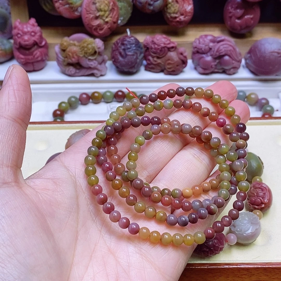 玛瑙/玉髓盐源玛瑙手链未镶嵌