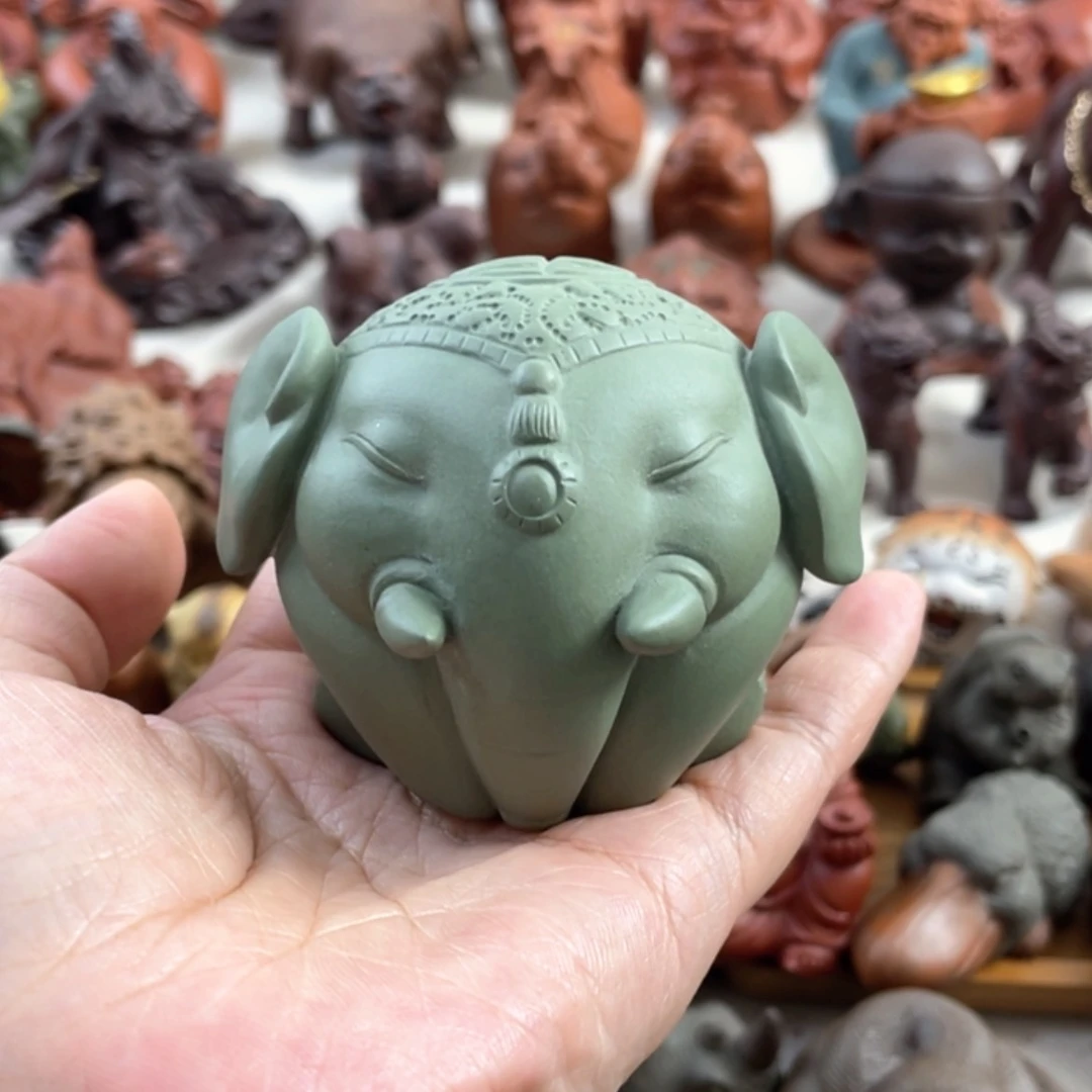【闪购商品】紫砂茶宠紫砂大象