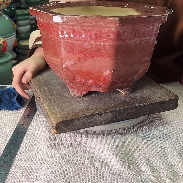 泳坤堂石湾花盆陶瓷