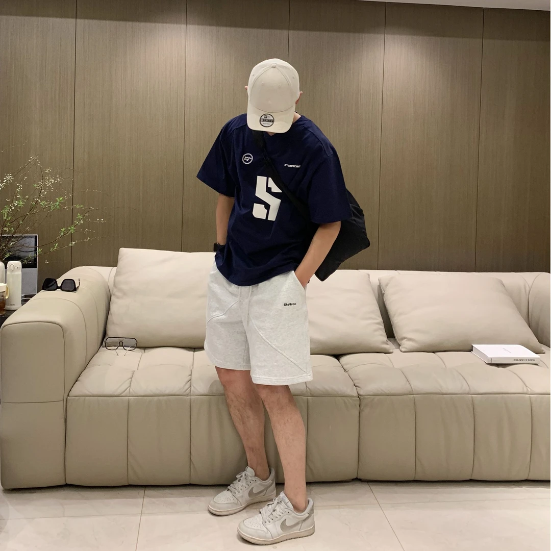 【JYEPRINCE李素景】夏季新品男百搭休闲印花半袖宽松字母潮流短袖
