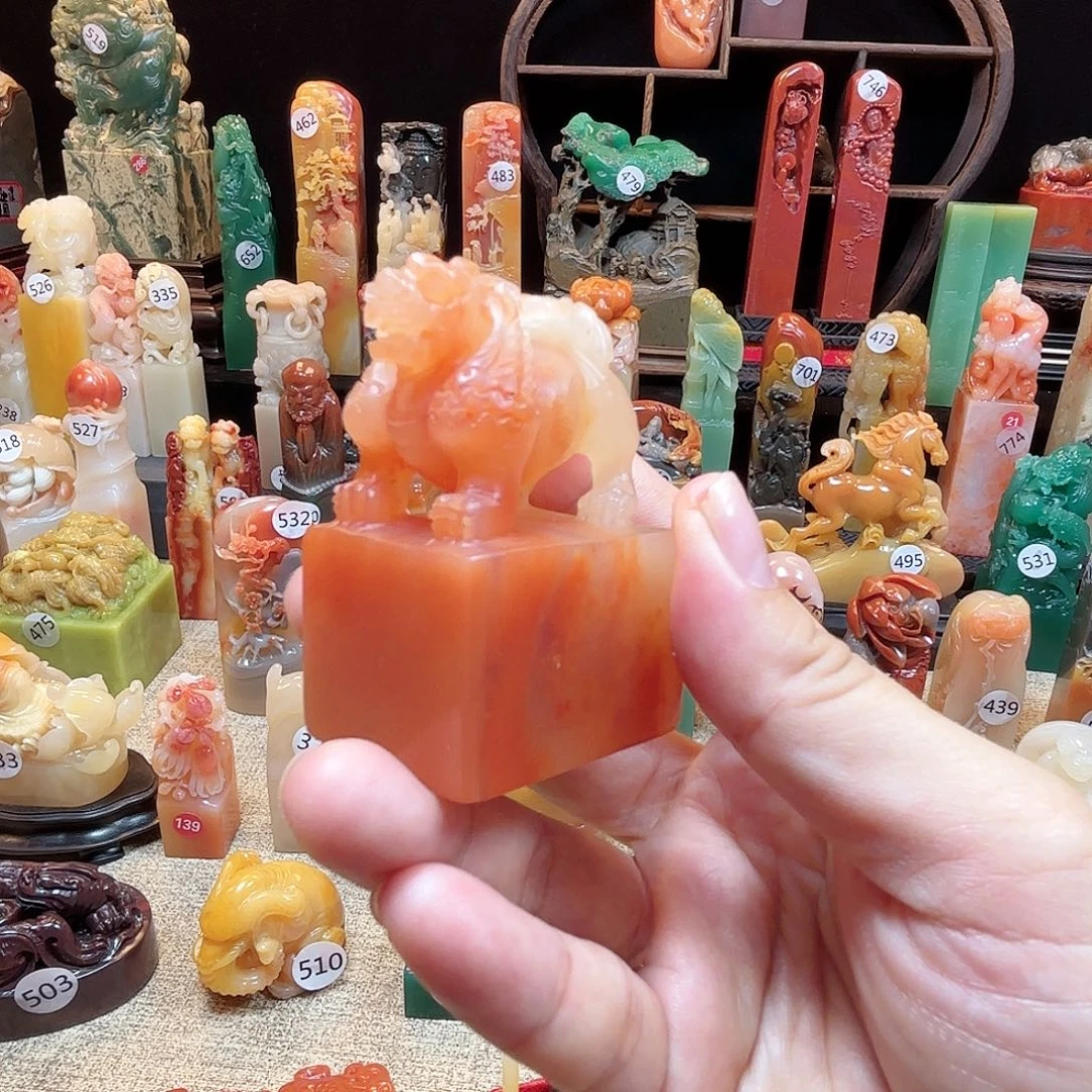 寿山石其他古兽印章