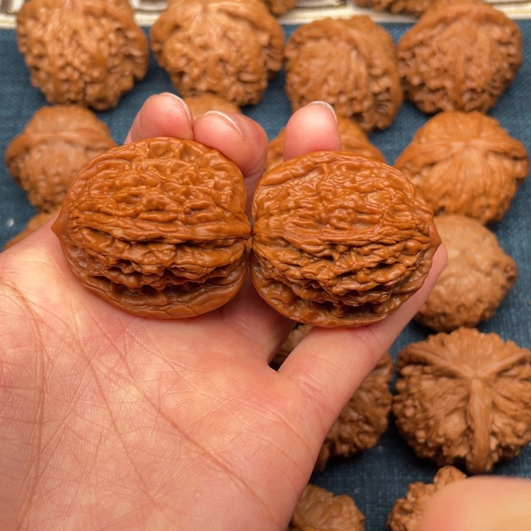 文玩核桃把件37全品精品虎头