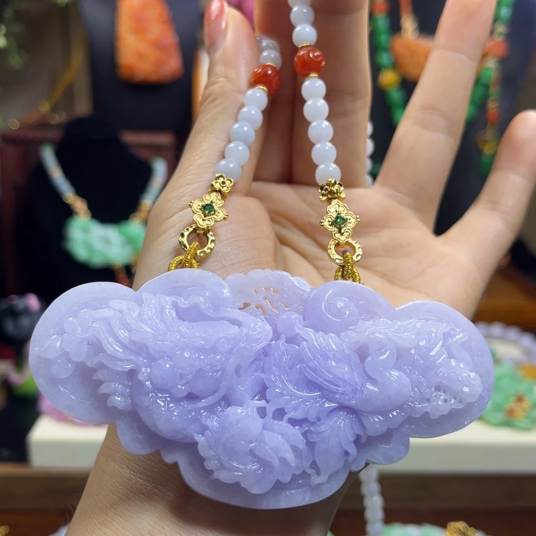 翡翠未镶嵌颈饰天然翡翠