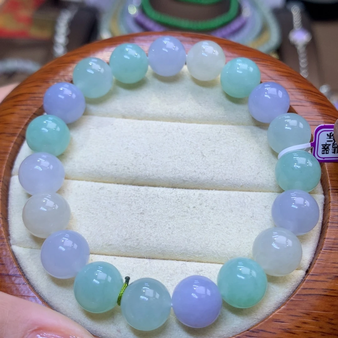 翡翠未镶嵌颈饰卡10mm