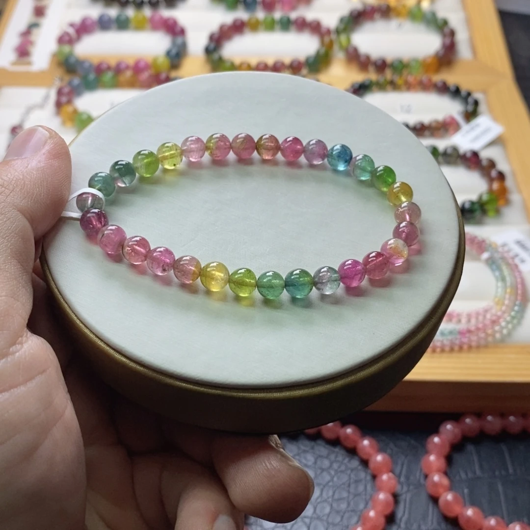 碧玺碧玺手链未镶嵌