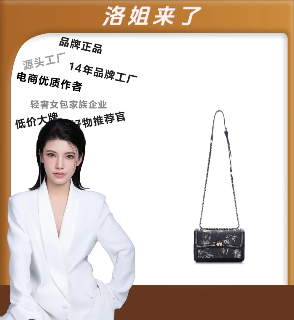 （粉丝专享）新款包包简约女士休闲手提斜跨包LL444